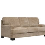 Cashton 3-Seater Sofa in Brown – Modern Fabric Sofa for Living Room Kenya