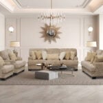 Cashton 6 Seater Sofa – Brown