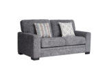 Marvin 2 Seater Sofa in Dark Grey – Compact Modern Fabric Sofa for Living Room Kenya