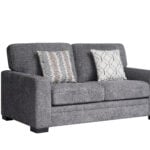 Marvin 2 Seater Sofa in Dark Grey – Compact Modern Fabric Sofa for Living Room Kenya