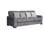 Marvin 3 Seater Sofa in Dark Grey – Modern Fabric Sofa for Living Room Kenya