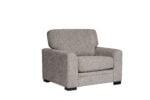 Marlon Single Seater Sofa in Grey – Modern Single Fabric Sofa for Living Room Kenya