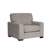 Marlon Single Seater Sofa in Grey – Modern Single Fabric Sofa for Living Room Kenya