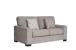 Marlon 2-Seater Sofa in Grey – Compact Modern Fabric Sofa for Living Room Kenya