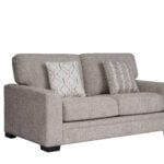 Marlon 2-Seater Sofa in Grey – Compact Modern Fabric Sofa for Living Room Kenya