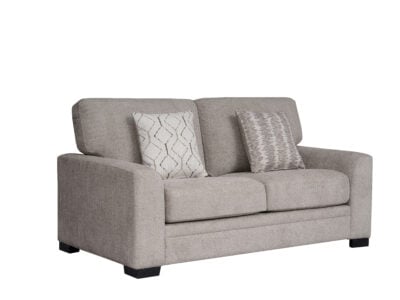Marlon 2-Seater Sofa in Grey – Compact Modern Fabric Sofa for Living Room Kenya