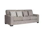 Marlon 3-Seater Sofa in Grey – Modern Fabric Sofa for Living Room Kenya