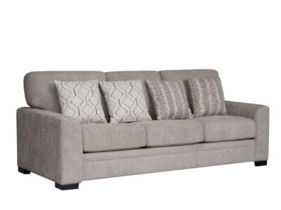 Marlon 3-Seater Sofa in Grey – Modern Fabric Sofa for Living Room Kenya