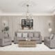Marlon 6 Seater Sofa Set in Grey – Modern Fabric Sofa for Living Room Kenya