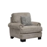 Laylabrook Single Sofa in Light Gray – Modern Fabric Armchair Kenya