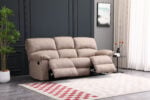 fabio 3 seater mocha fabric recliner sofa kenya