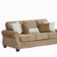 wander 3 seater sofa with rolled arms and fabric cushions – modern sofa in Kenya from Victoria Homestore