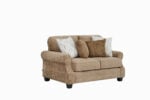 wander 2 seater sofa with rolled arms and fabric cushions – modern sofa in Kenya from Victoria Homestore