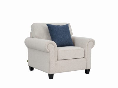 "jemimah armchair with rolled arms and fabric upholstery – single seater sofa in Kenya from Victoria Homestore