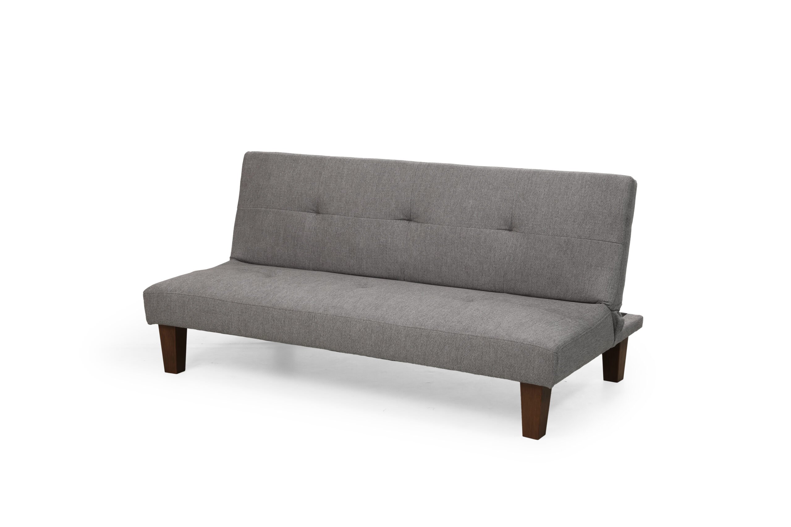 IMG_0722 Cariton grey sofa bed with tufted design and wooden legs – modern convertible sofa bed in Kenya from Victoria Homestore