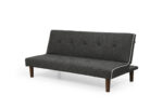 modmax sofa bed with sleek tufted fabric and wooden legs – modern convertible sofa bed in Kenya from Victoria Homestore