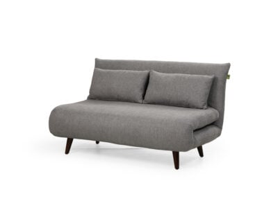 lenstone sofa bed with tufted fabric design and wooden legs – modern convertible sofa bed in Kenya from Victoria Homestore