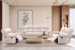 New Fabio 5 Seater Recliner Sofa Set in Light Gray – Modern Living Room Furniture Kenya