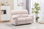 New Fabio 5 Seater Recliner - Light Gray - Image 3