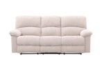 New Fabio 5 Seater Recliner - Light Gray - Image 10
