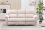 New Fabio 5 Seater Recliner - Light Gray - Image 13