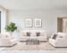 Rannis 6 Seater Sofa in Beige Color – Modern Sofa Set for Living Room Kenya