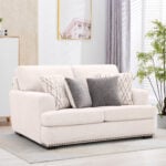 Rannis Two Seater Sofa in Beige – Modern 2 Seater Sofa Kenya