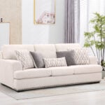 Rannis Three Seater Sofa in Beige – Modern Living Room Sofa Kenya
