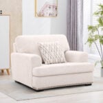 Rannis Single Seater Sofa in Beige – Modern One-Seater Sofa Kenya