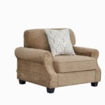 wander single seater sofa armchair with rolled arms and fabric cushions – modern sofa in Kenya from Victoria Homestore
