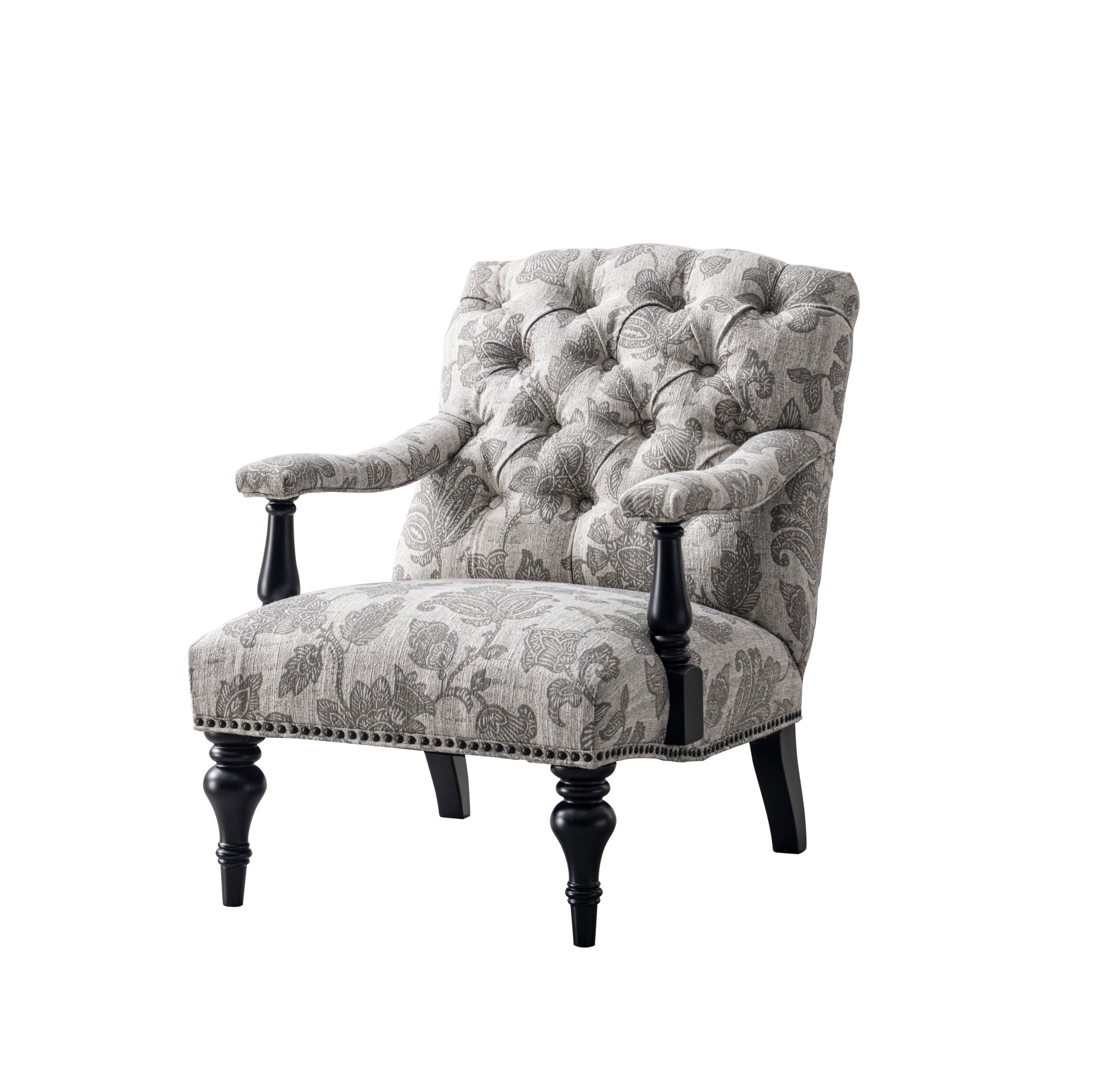 Alcoma Accent Chair Alcoma Accent Chair in modern Kenyan living room – upholstered armchair with wooden legs.