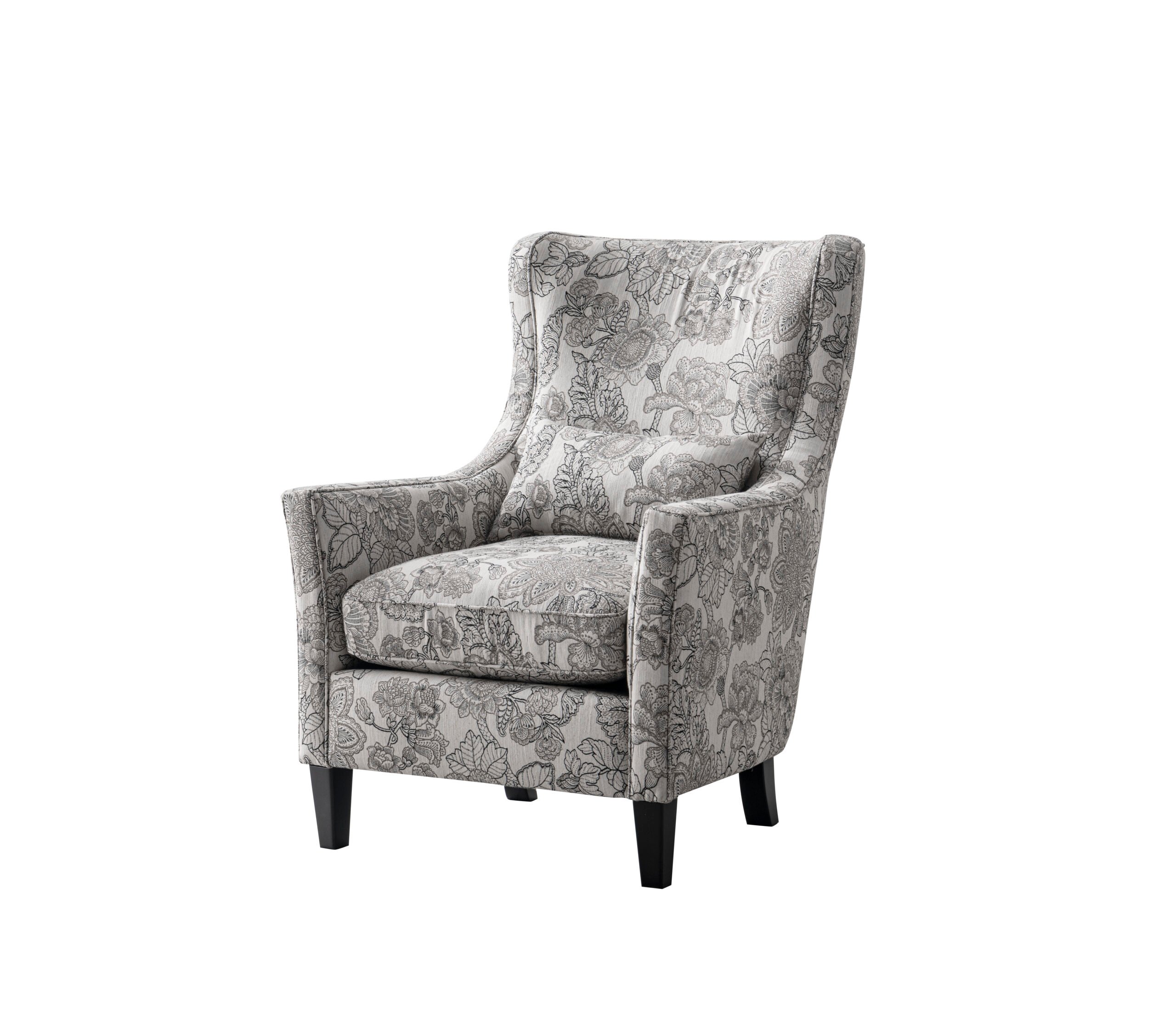 Brettner Accent Chair Brettner Accent Chair in Kenyan home interior – stylish upholstered armchair with wooden legs.