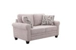 Barnsana 2-Seater Sofa in modern Kenyan living room – upholstered two-seater sofa with plush cushions and wooden frame.