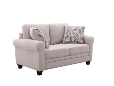 Barnsana 2-Seater Sofa in modern Kenyan living room – upholstered two-seater sofa with plush cushions and wooden frame.