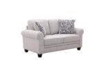 Barnella 2-Seater Sofa in modern Kenyan living room – upholstered two-seater sofa with soft cushions and wooden frame.
