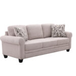 Barnsana 3-Seater Sofa in Kenyan living room – modern upholstered fabric sofa with wooden frame and plush cushions.