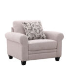 Barnsana Single Seater Sofa in modern Kenyan living room – upholstered armchair with plush cushions and wooden frame.