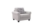 Barnella Single Seater Sofa in modern Kenyan living room – upholstered armchair with plush cushions and wooden frame.