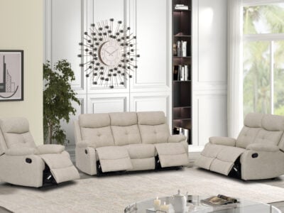 Kanlow Five Seater Recliner 3+2 – Cappuccino