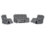 Danum Five Seater Recliner – Dark Grey - Image 4