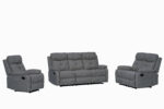 Danum Five Seater Recliner – Dark Grey - Image 5