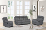 Danum Five Seater Recliner – Dark Grey - Image 6