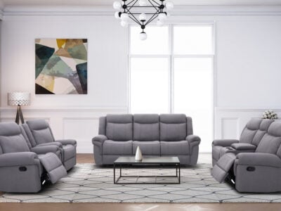 Paxton 6 Seater Recliner – spacious recliner sofa set offering premium comfort and modern design for family living spaces.