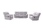 New Fabio 5 Seater Recliner – Light Grey - Image 14