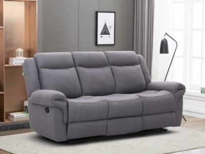 Paxton Three Seater Recliner – spacious 3-seater reclining sofa with plush cushioning and modern design.