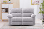 New Fabio 5 Seater Recliner – Light Grey - Image 7