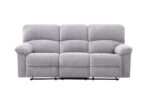 New Fabio 5 Seater Recliner – Light Grey - Image 9