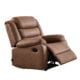 Rockwood Single Recliner in brown leather-look finish – luxury recliner chair for modern Kenyan living rooms.