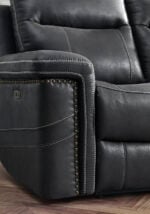 Graham 6 Seater Recliner - Dark Grey - Image 9