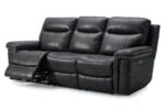 Graham three seater recliner sofa in dark grey designed for modern living room comfort